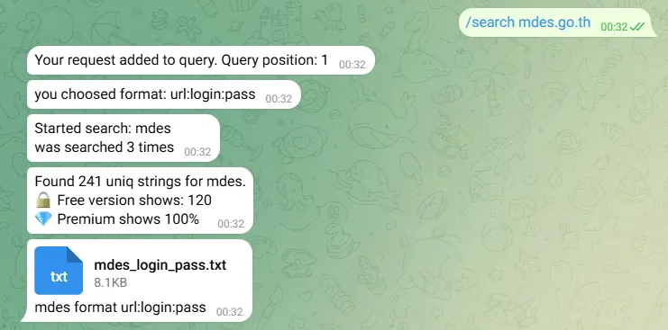 mdes.go.th password leak